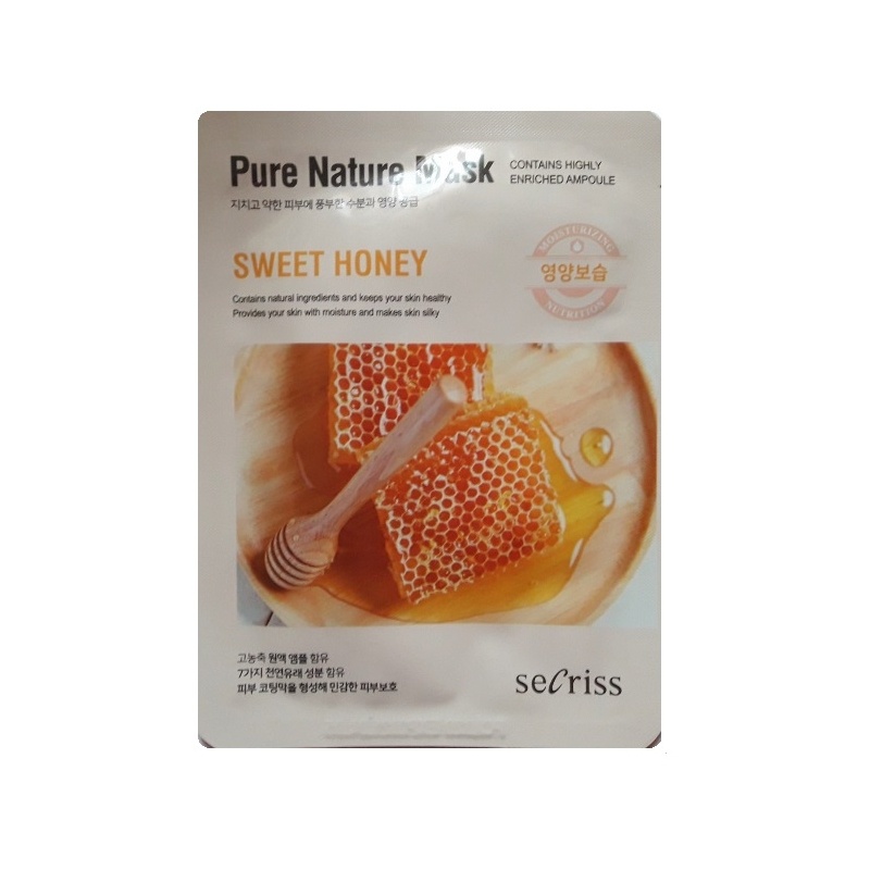 Маска тканевая Pure Nature Mask Pack- Sweet honey, Secriss, 25 мл