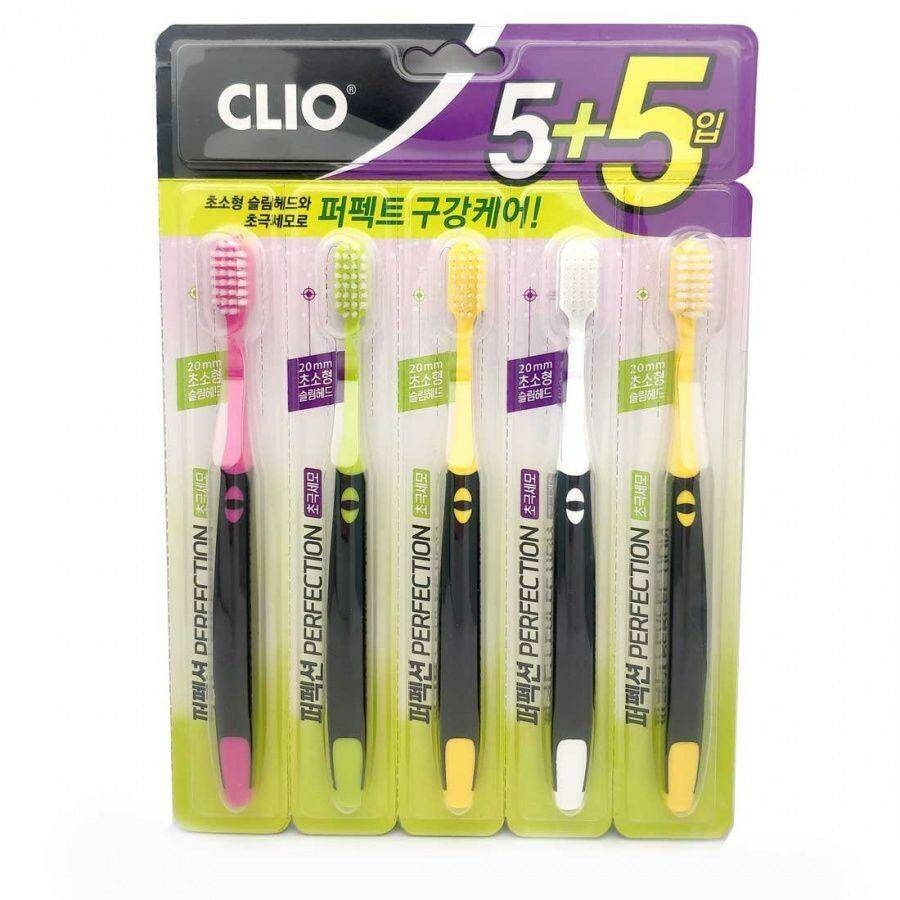 Зубная щетка набор Perfection Toothbrush Clio, 10 шт.