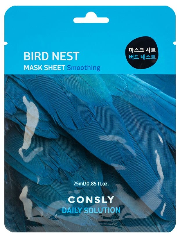 Маска тканевая для лица с экстрактом ласточкиного гнезда, Swallow 's Nest, Consly, 25 мл 