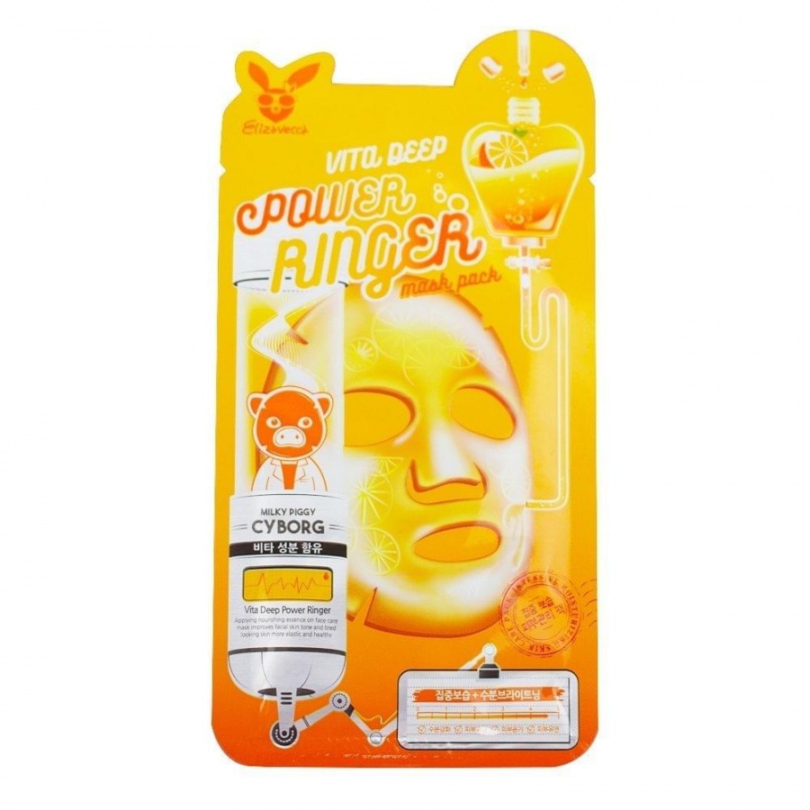 Маска на тканевой основе VITA DEEP POWER EINGER MASK PACK, Elizavecca, 23 мл