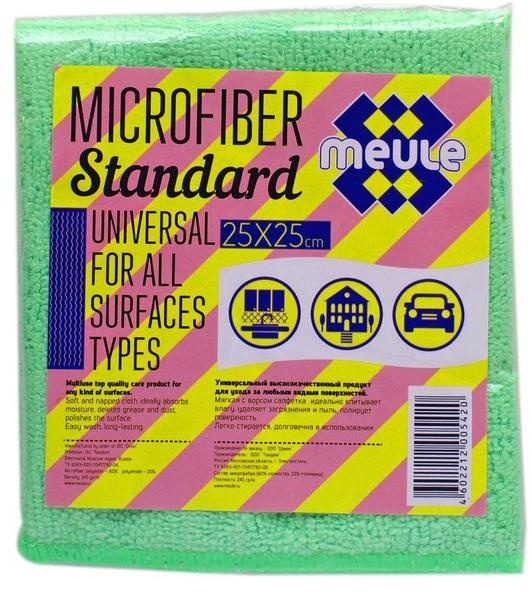 Салфетка из микрофибры для универсальной уборки Standart 25x25 см, Meule