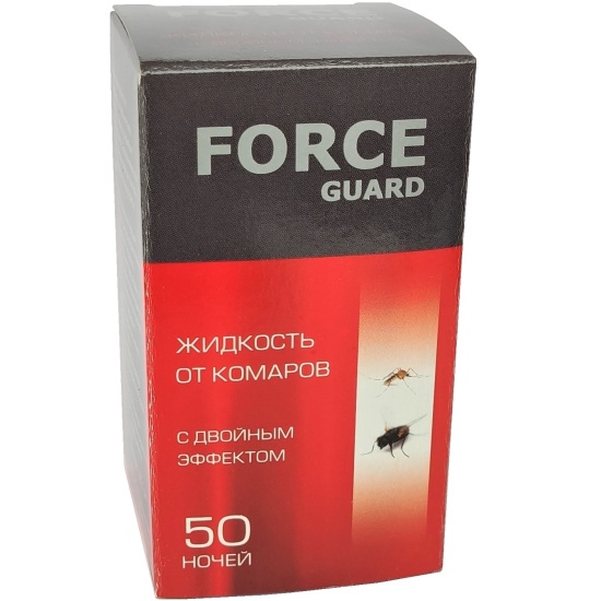 Дополнительный флакон красный 50 ночей двойного действия, Force Guard 