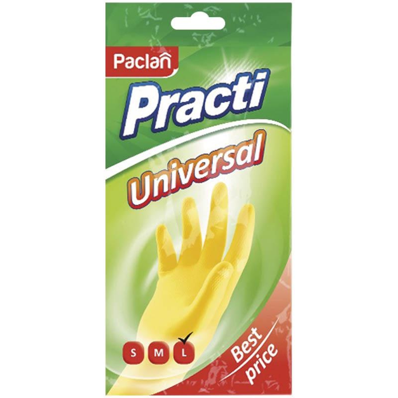 Перчатки резиновые Practi Universal, размер L, Paclan