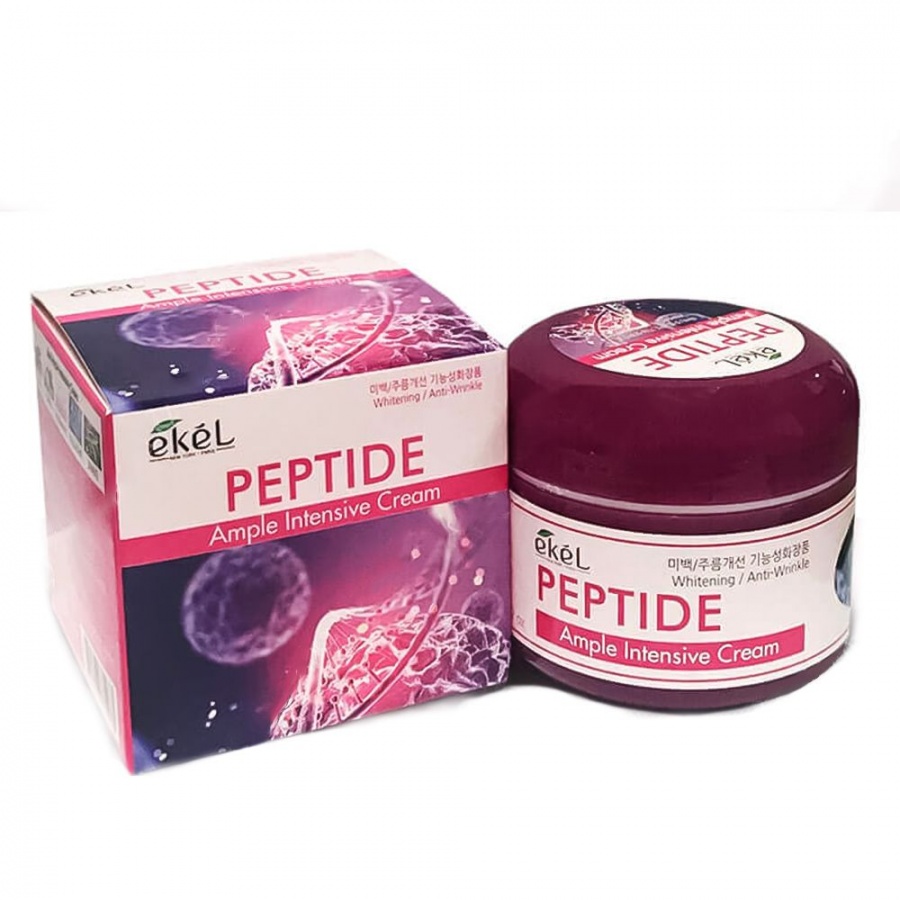  Интенсивный ампульный крем для лица с пептидами Ample Intensive Cream Peptide, Ekel 100 г