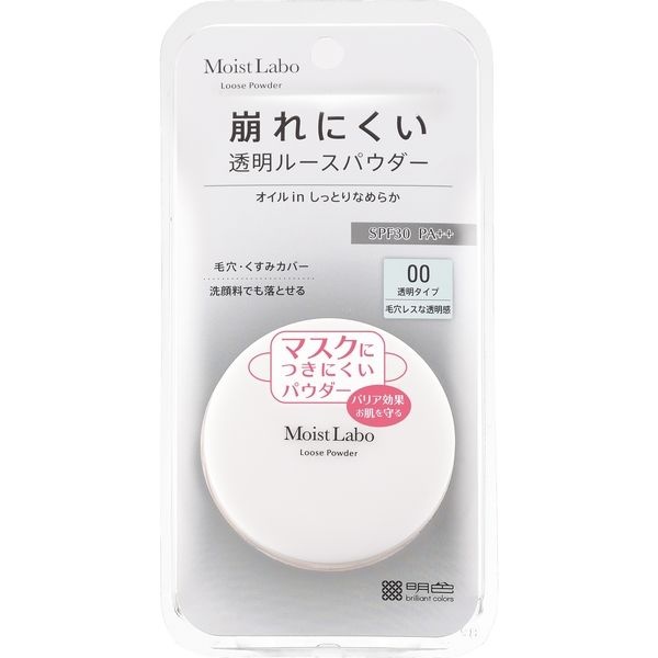 Пудра рассыпчатая, минеральная прозрачная, тон 00 Moist Labo BB Mineral Foundation SPF30 PA++, Meishoku 9 г