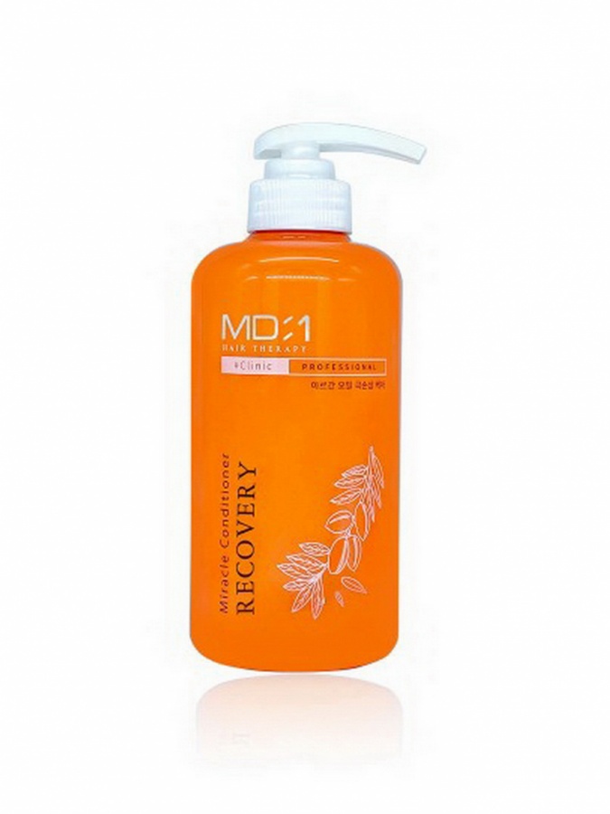 Восстанавливающий питательный кондиционер корейская MD-1 Hair Therapy Miracle Recovery Conditioner, Med B 500 мл