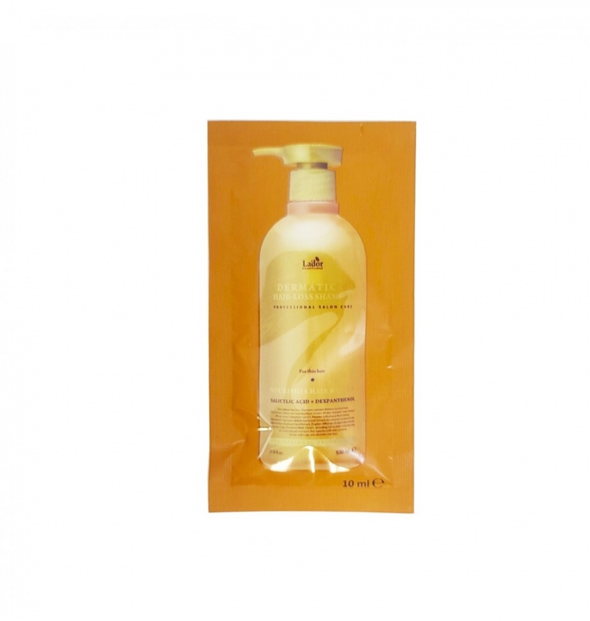 Безсульфатный шампунь Dermatical Hair-Loss Shampoo против выпадения волос, Lador 10 мл (пробник)