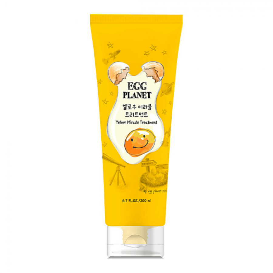 Восстанавливающая маска с яичным желтком Egg Planet Yellow Miracle Treatment, Daeng Gi Meo Ri 200 мл