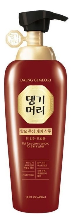 Шампунь для ослабленных и тонких волос Hair loss care shampoo for thinning hair, Daeng Gi Meo Ri 400 мл