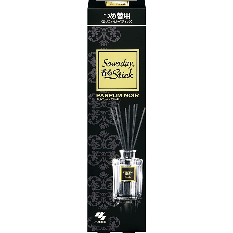  Освежитель воздуха для дома (с палочками) Parfum Noir, Fragrant Stick, Sawaday, 70 мл (запасной блок) 