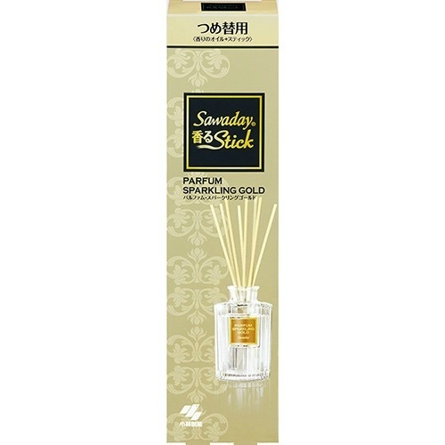 Освежитель воздуха для дома (с палочками) Parfum Sparkling Gold,  Fragrant Stick, Sawaday, 70 мл (запасной блок) 