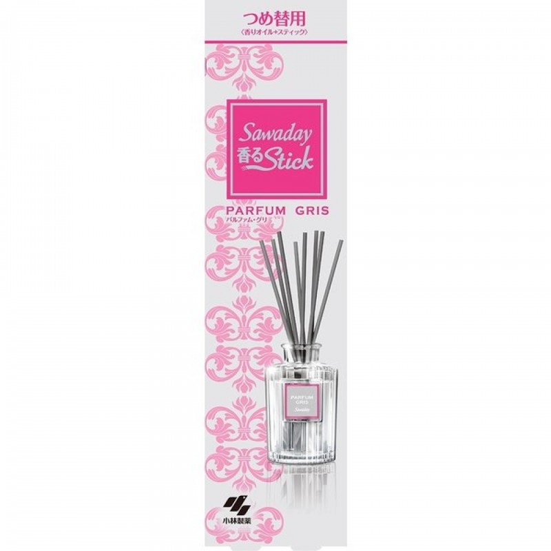 Освежитель воздуха для дома (с палочками) Parfum Gris, Fragrant Stick, Sawaday, 70 мл (запасной блок) 