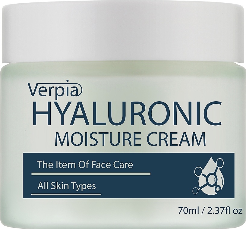 Крем для лица Увлажняющий Hyaluronic Moisture Cream, Verpia, 70 мл