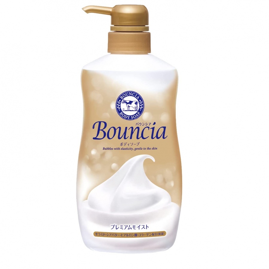 Сливочное жидкое мыло для рук и тела с ароматом цветочного мыла Bouncia, COW, 460 мл