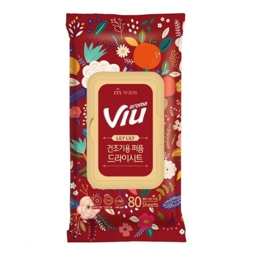 Кондиционер для белья  (парфюмированные салфетки-кондиционер для сушки и хранения белья) Лилия и яблоко, MUKUNGHWA, 80 шт.