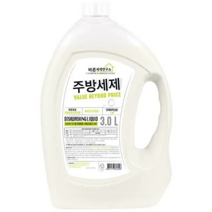 Жидкость для мытья посуды (с содой и растительными экстрактами) Good Detergent Laboratory, MUKUNGHWA, 3 л