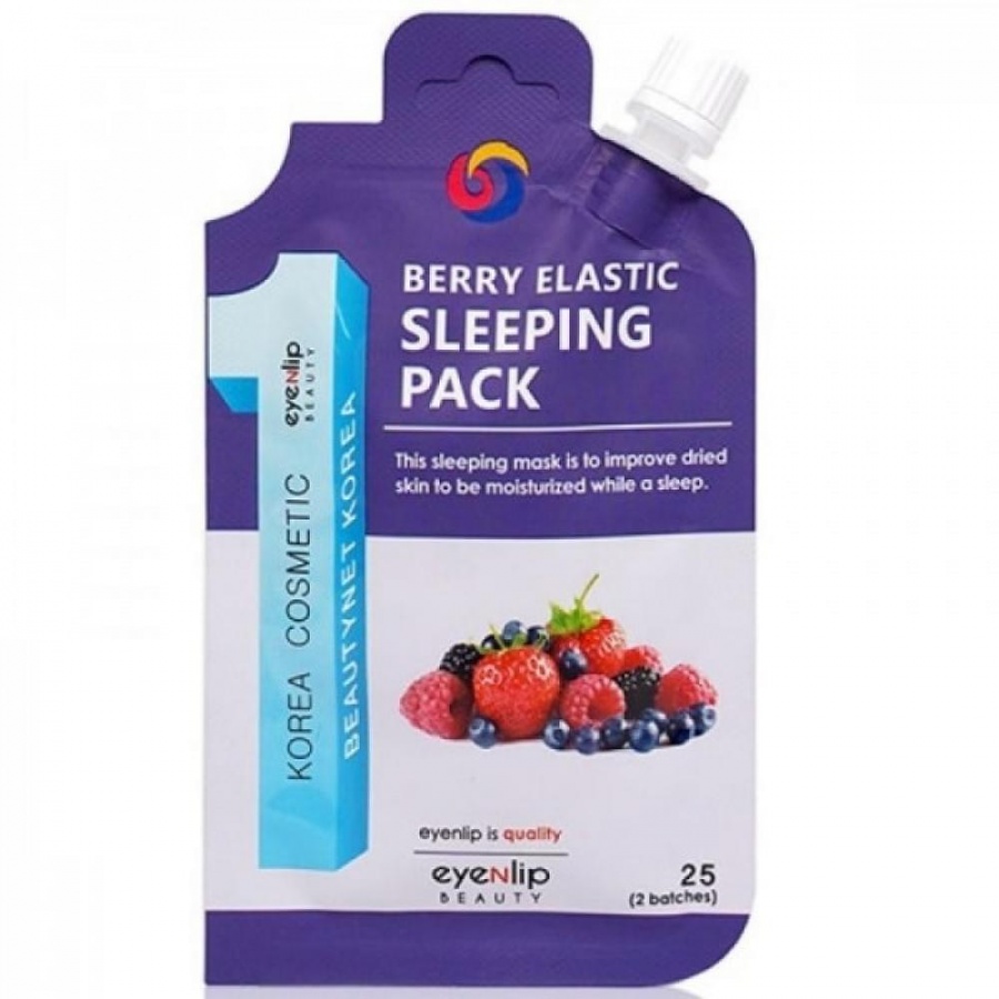 Маска для лица ночная Berry Elastic Sleeping Pack, EYENLIP, 25 г