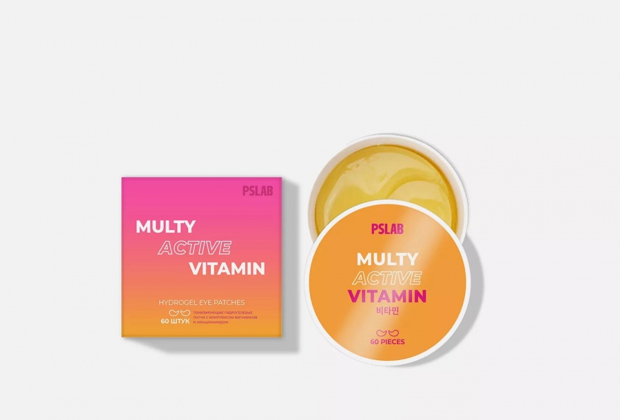 Патчи гидрогелевые тонизирующие с комплексом витаминов и ниацинамидом PSLA