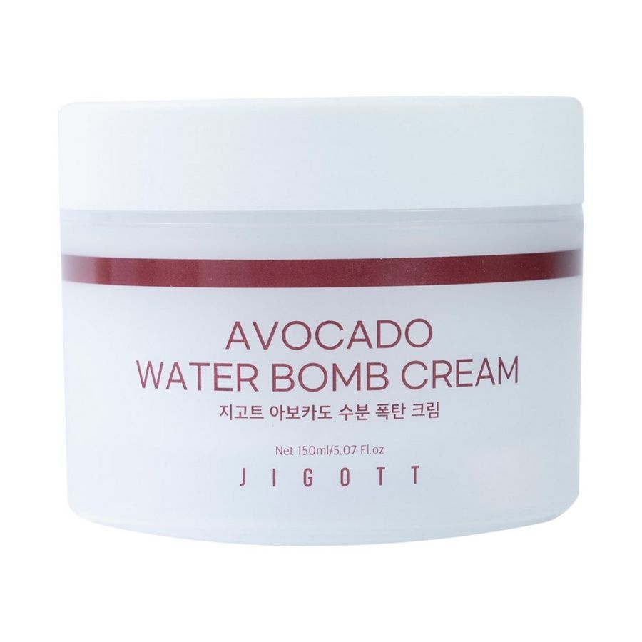 Крем для лица увлажняющий с экстрактом авокадо Avocado Water Bomb Cream, Jigott 150 мл