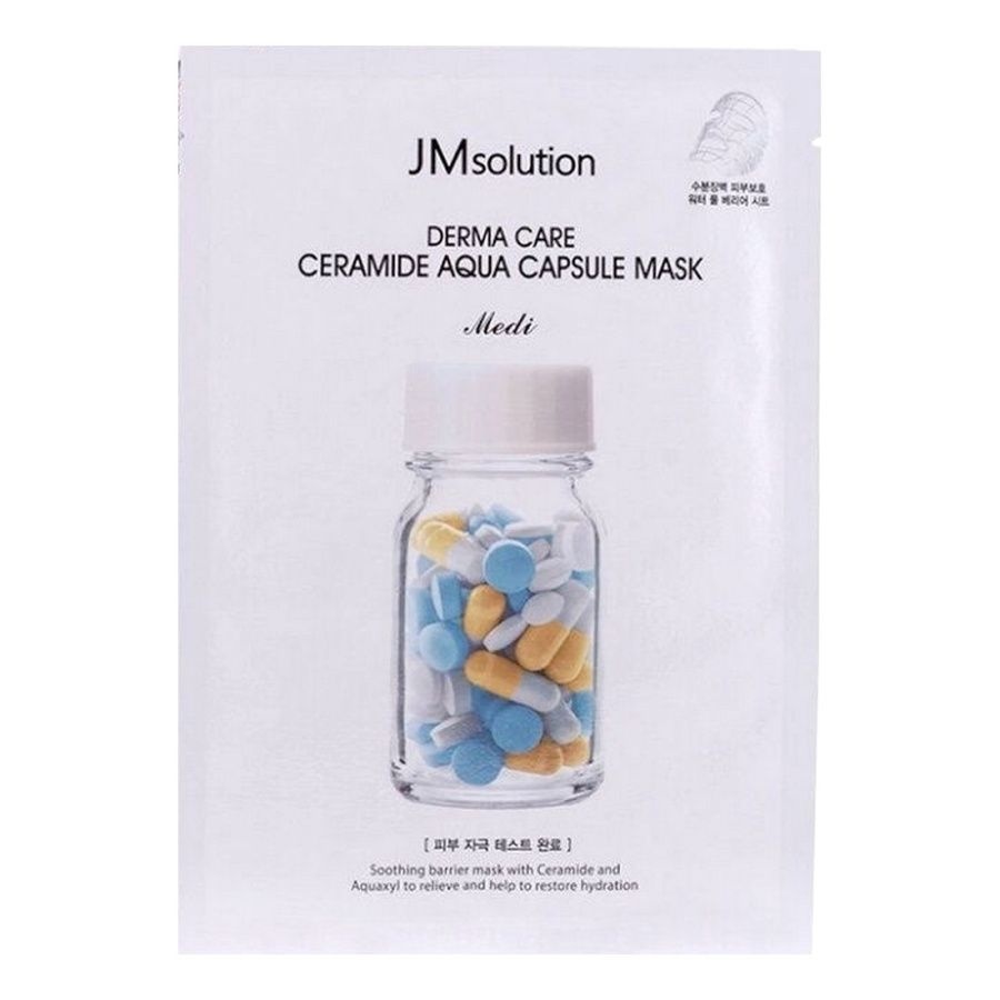 Восстанавливающая тканевая маска для лица с керамидами Derma Care, JM solution 30 мл