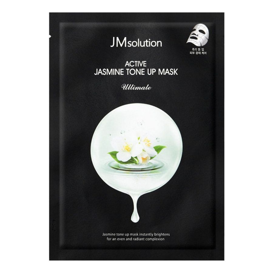 Тканевая маска для выравнивания тона кожи с экстрактом жасмина Active, JM solution 30 мл