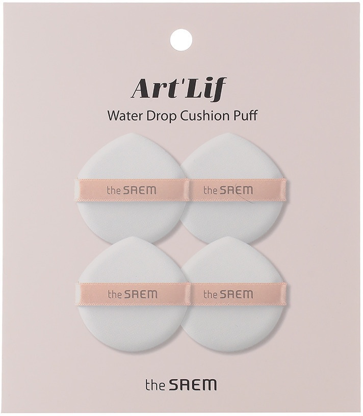 Спонжи косметические Art'Lif Water Drop Cushion Puff(4P), THE SAEM