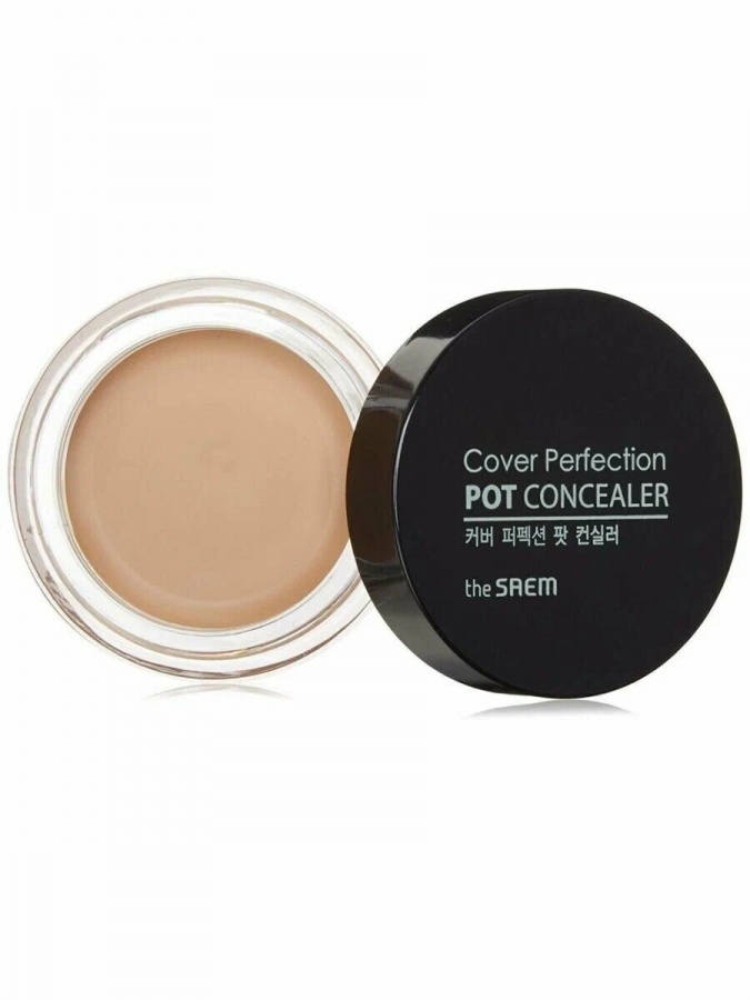 Консилер  0.5 Cover Perfection Pot Concealer 0.5 Ice Beige, THE SAEM