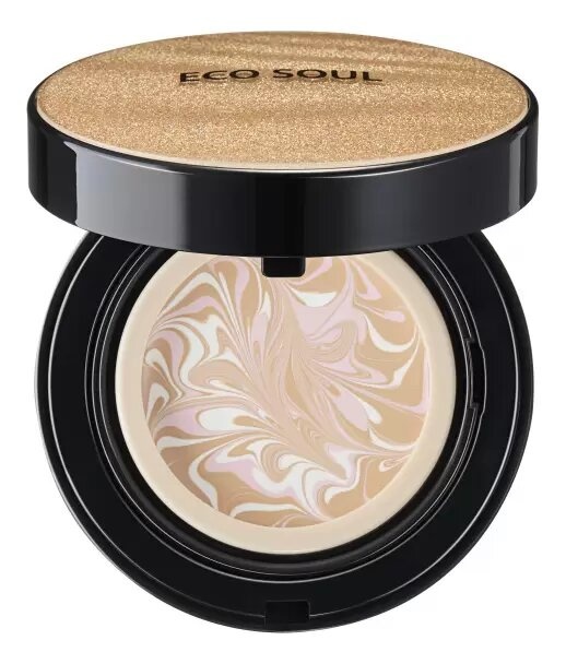 Пудра компактная тональная Eco Soul Essence Foundation Pact 23 Natural Beige(Refill), THE SAEM