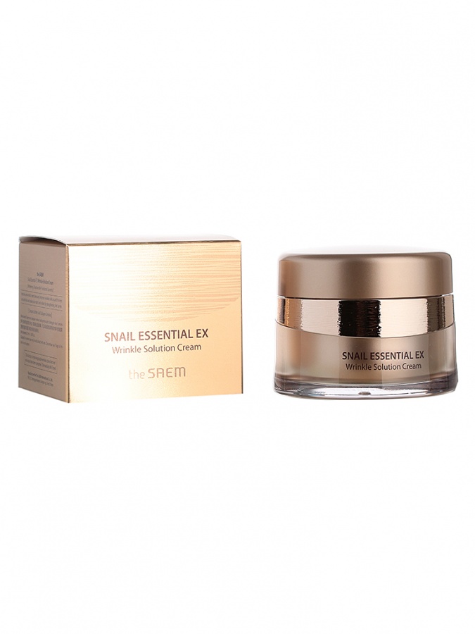 Крем Snail Essential EX Wrinkle Solution Cream, THE SAEM, 50 мл