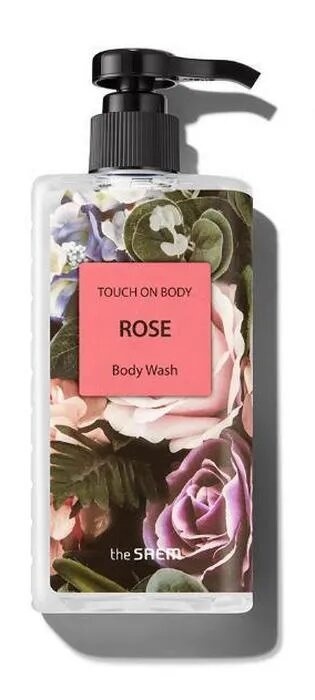 Гель Touch On Body Rose Body Wash, THE SAEM, 300 мл