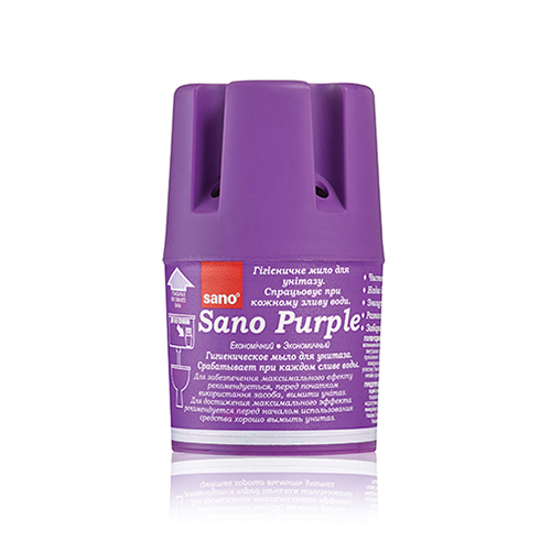 Гигиеническое мыло для бочка унитаза Purple, SANO, 150 г