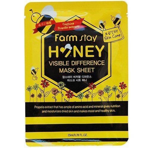 Маска тканевая Visible Difference Mask Sheet Honey, FarmStay, 23 мл