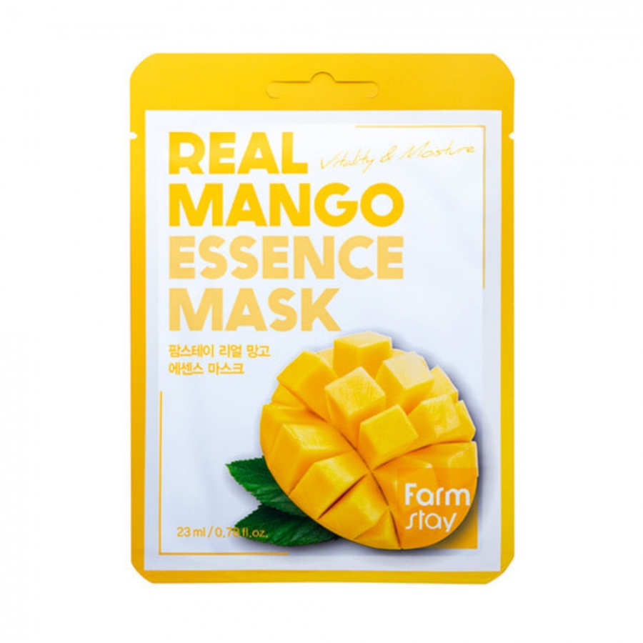Маска тканевая для лица с экстрактом манго Mango Mask Sheet, FarmStay, 23 мл