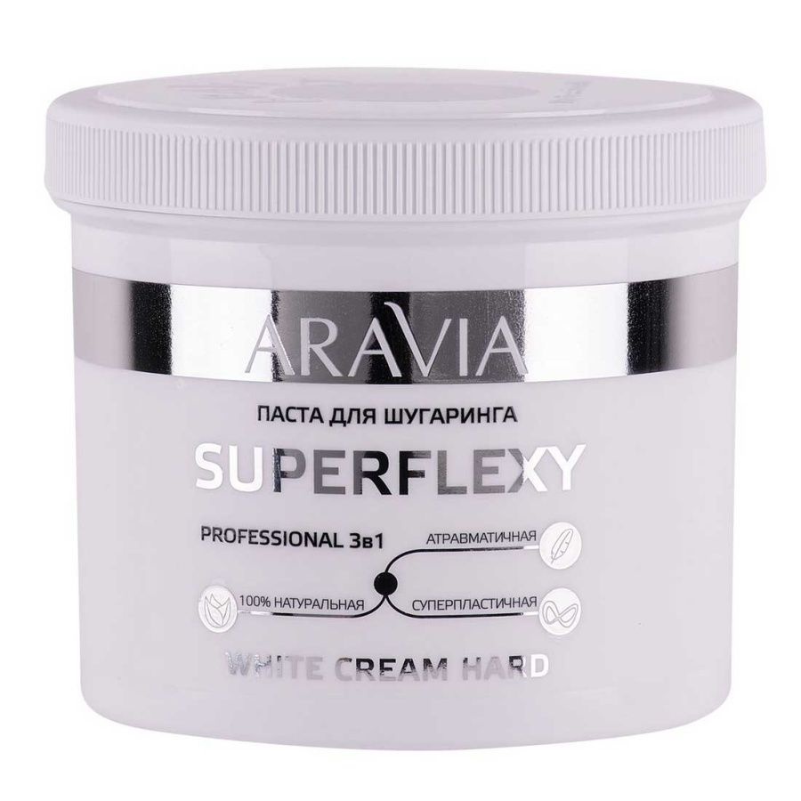 Сахарная паста для шугаринга Superflexy White Cream, Aravia, 750 г