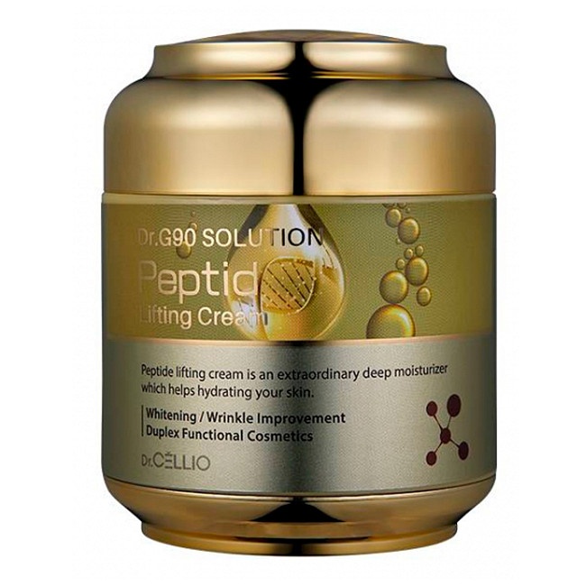 Крем-лифтинг для лица с пептидами Dr.G90 SOLUTION PEPTID LIFTING CREAM, Dr. CELLIO, 85 г