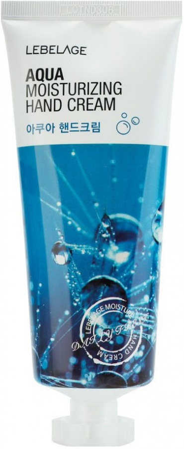 Крем для рук с морской водой AQUA MOISTURIZING HAND CREAM, LEBELAGE, 100 мл