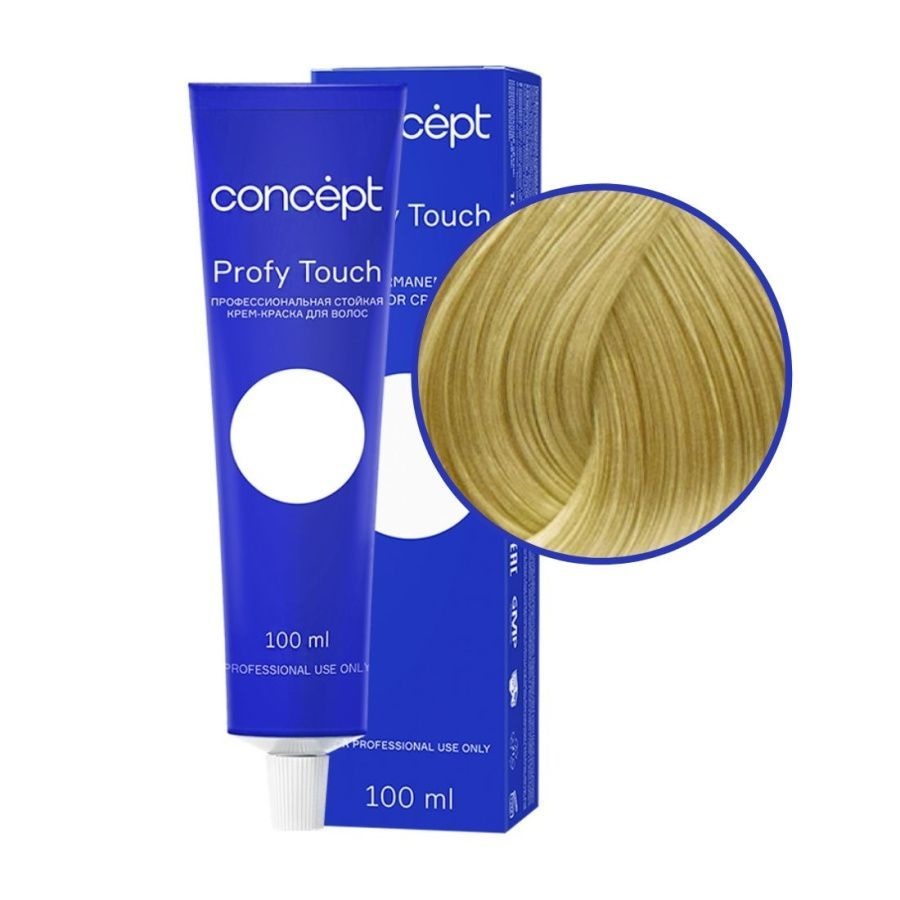 Профессиональный крем-краситель для волос, экстрасветлый блондин, 12.0, Concept Profy Touch, 100 мл