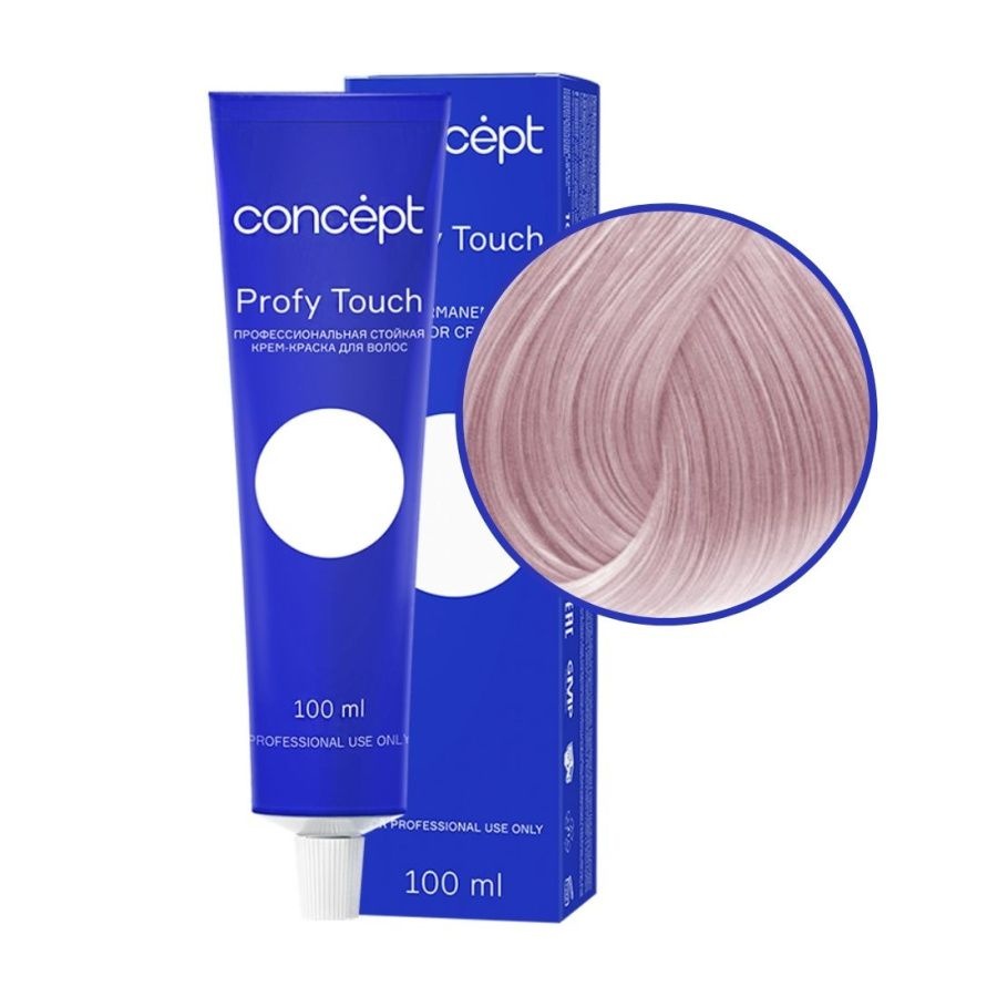 Профессиональный крем-краситель для волос, экстрасветлый фиолетово-красный, 12.65, Concept Profy Touch, 100 мл
