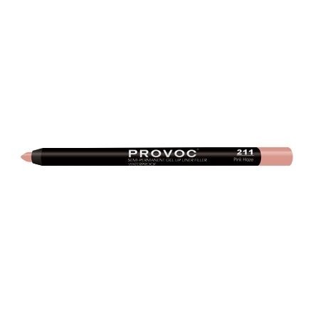 Гелевая подводка в карандаше для губ Semi-Permanent Gel Lip Liner 211 pink haze, Provoc 