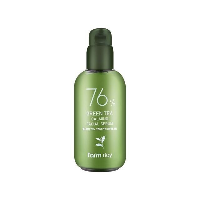 Сыворотка успокаивающая с экстрактом семян зеленого чая 76% Green Tea Calming Facial Serum, FarmStay, 100 мл                         