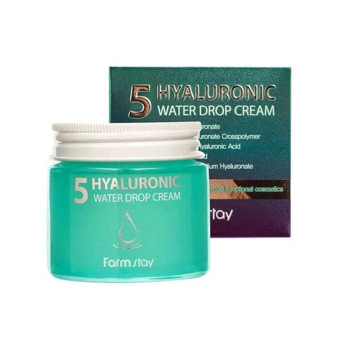 Крем Hyaluronic 5 Water Drop Cream, FarmStay, 80 мл