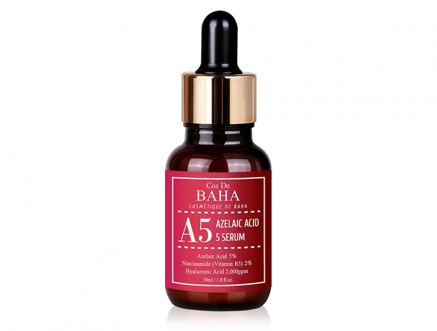 Сыворотка для лица противовоспалительная с азелаиновой кислотой  Azlaic Acid 5% Serum, COS DE BAHA, 30 мл