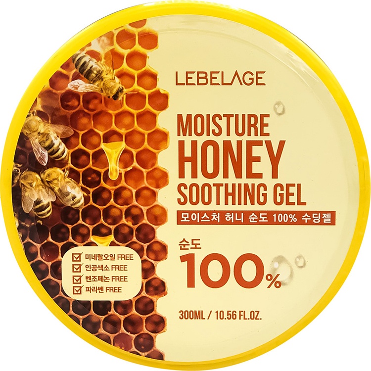 Гель для лица и тела универсальный с медом MOISTURE HONEY PURITY 100% SOOTHING GEL, LEBELAGE, 300 мл