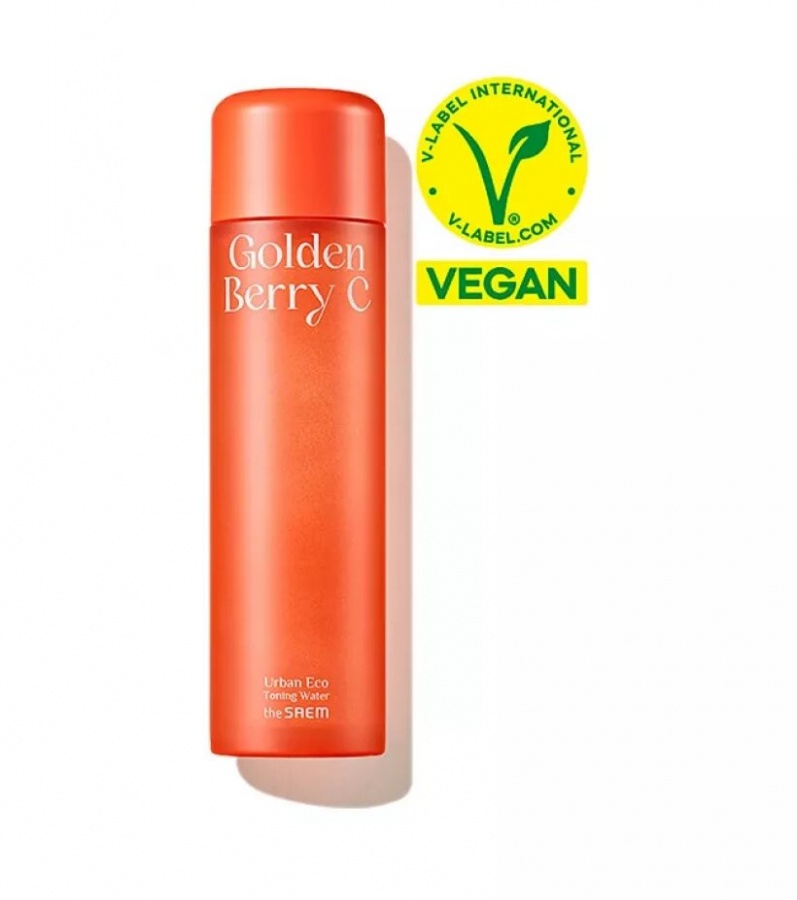 Тонер для лица осветляющий с экстрактом физалиса Urban Eco Golden Berry C Toning Water, THE SAEM, 100 мл