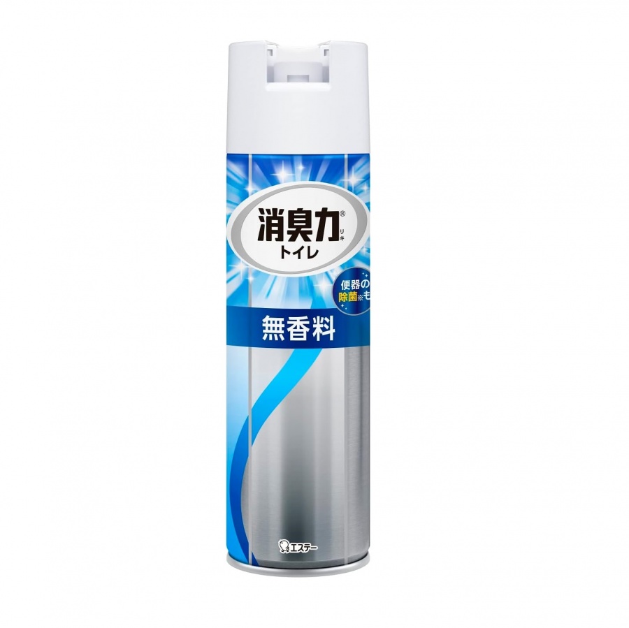 Освежитель воздуха для туалета Без запаха, SHOSHU RIKI,ST (аэрозоль для туалета с антибактериальным эффектом) 365 мл