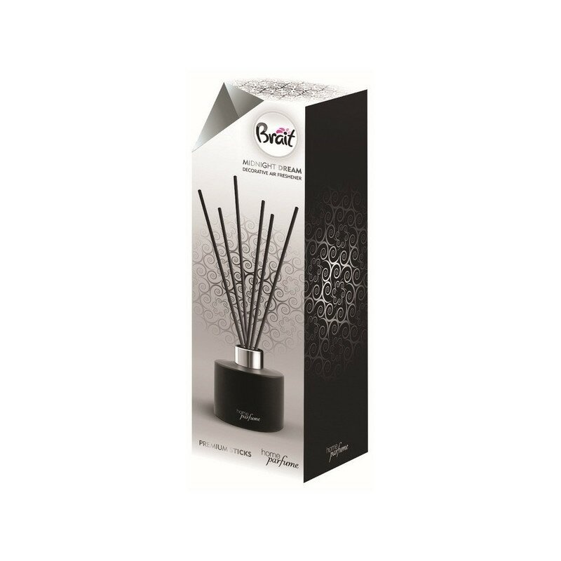 Декоративный премиальный освежитель воздуха с палочками Полуночная мечта Home Perfume Premium Sticks Midnight Dream, Brait, 100 мл