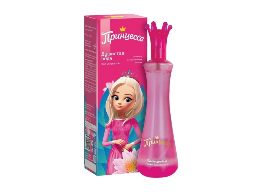 Детская душистая вода Вальс цветов, Принцесса, Clever, 75 мл
