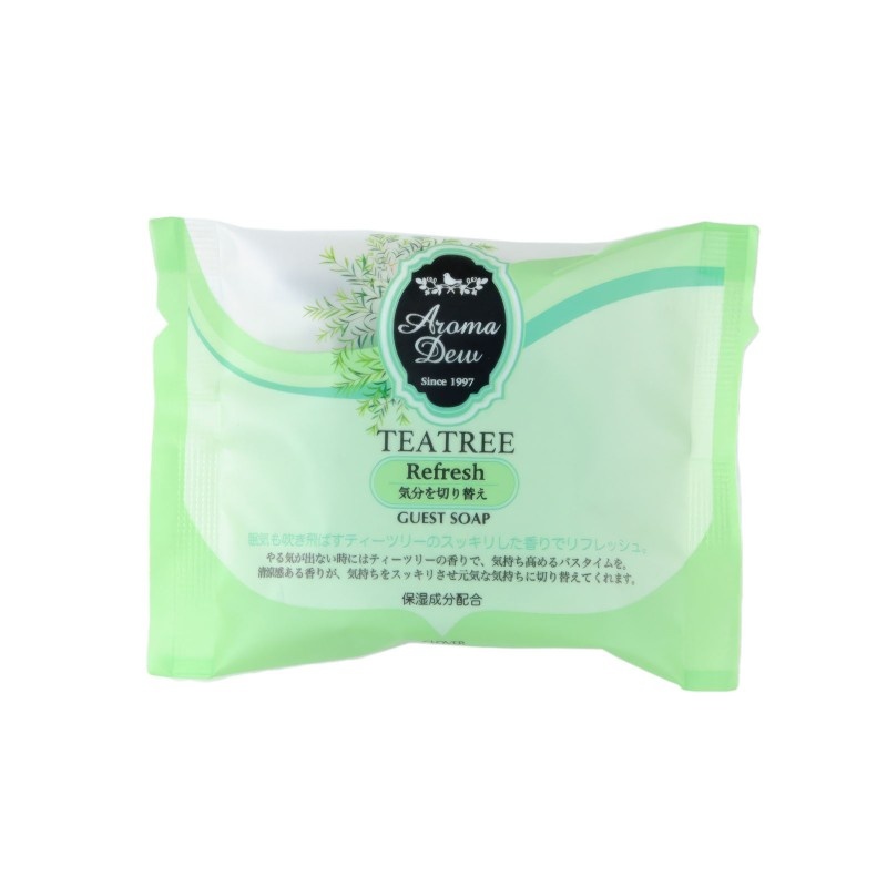 Мыло туалетное косметическое глицериновое Чайное дерево, SKIN SOAP, CLOVER, 35 г