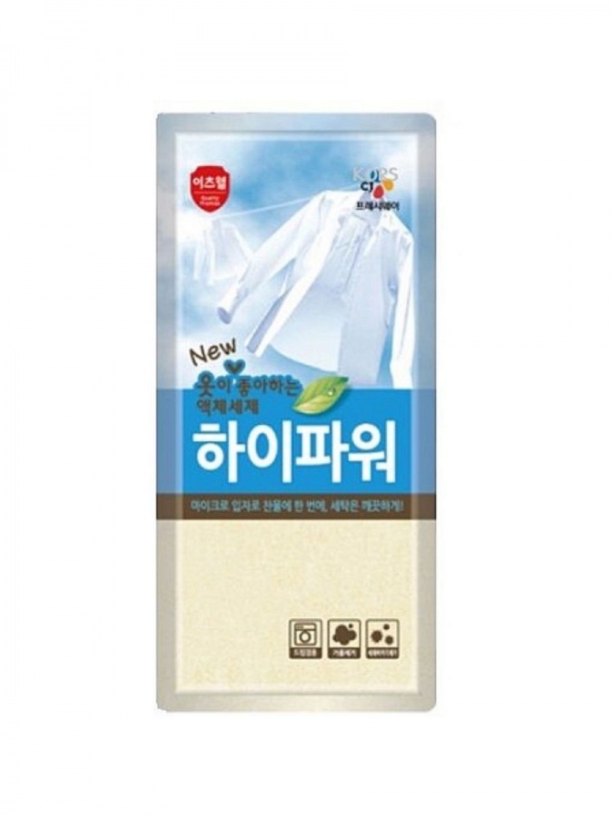 Гель для стирки, (в мягкой упаковке), High power liquid detergent, CJ, 800 г