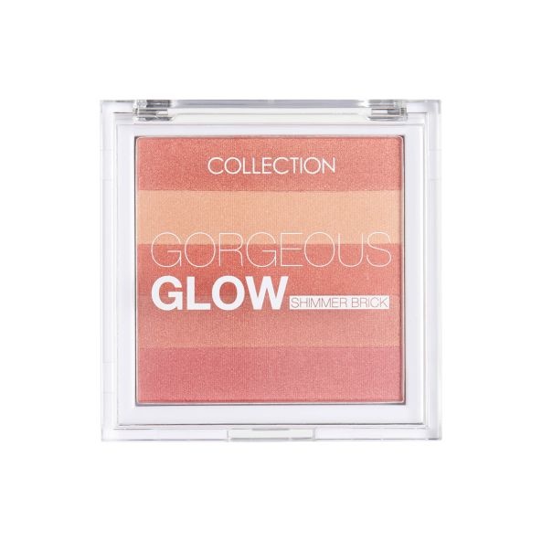Компактные румяна с эффектом мерцания, Gorgeous Glow Blush Block S8736, Collection, 10 г